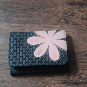 Stylish Black and Pink Women's Wallet